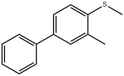 1,1'-Biphenyl, 3-methyl-4-(methylthio)- 结构式