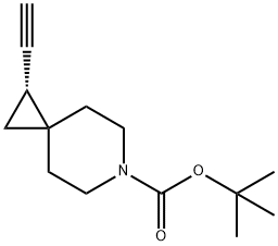 (S)-1-乙炔基-6-氮杂螺[2.5]辛烷-6-羧酸叔丁酯 结构式