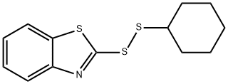 2-(环己基二硫基)-1.3-苯并噻唑 结构式