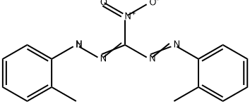 Methanone, [2-(2-methylphenyl)diazenyl]nitro-, 2-(2-methylphenyl)hydrazone 结构式