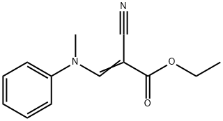 2-Propenoic acid, 2-cyano-3-(methylphenylamino)-, ethyl ester 结构式