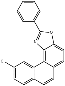 10-氯-2-苯基菲[4,3-D]噁唑 结构式