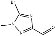 5-溴-1-甲基-1H-1,2,4-三唑-3-甲醛 结构式