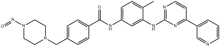 伊马替尼杂质39 (N-亚硝基伊马替尼EP杂质C) 结构式