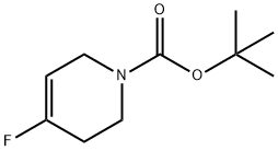 4-氟-3,6-二氢-1(2H)-吡啶甲酸1,1-二甲基乙酯 结构式