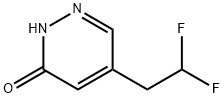 5-(2,2-二氟乙基)哒嗪-3(2H)-酮 结构式