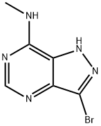 3-Bromo-N-methyl-1H-pyrazolo[4,3-d]pyrimidin-7-amine 结构式