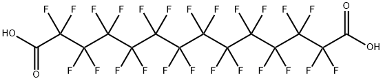 Tetradecanedioic acid, 2,2,3,3,4,4,5,5,6,6,7,7,8,8,9,9,10,10,11,11,12,12,13,13-tetracosafluoro- 结构式