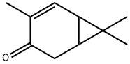 Bicyclo[4.1.0]hept-4-en-3-one, 4,7,7-trimethyl- 结构式