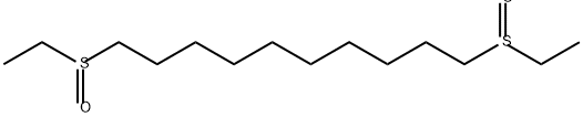 Decane, 1,10-bis(ethylsulfinyl)- 结构式