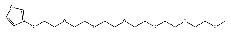 2,5,8,11,14,17-Hexaoxanonadecane, 19-(3-thienyloxy)- 结构式