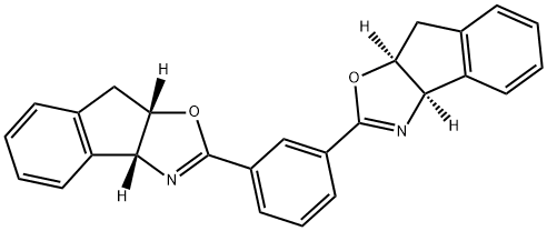 1,3-双((3AR,8AS)-8,8A-二氢-3AH-茚并[1,2-D]恶唑-2-基)苯 结构式