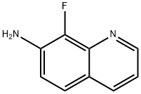 8-氟喹啉-7-胺 结构式