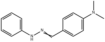 Benzaldehyde,4-(dimethylamino)-, 2-phenylhydrazone 结构式