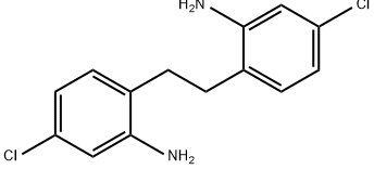 Benzenamine, 2,2'-(1,2-ethanediyl)bis[5-chloro- 结构式