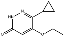 6-环丙基-5-乙氧基哒嗪-3(2H)-酮 结构式