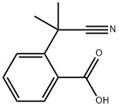 2-(2-氰基丙烷-2-基)苯甲酸 结构式