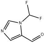 1-(二氟甲基)-1H-咪唑-5-甲醛 结构式