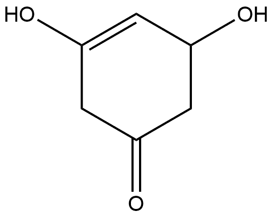 3,5-Dihydroxy-3-cyclohexen-1-one 结构式