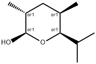 2H-Pyran-2-ol,tetrahydro-3,5-dimethyl-6-(1-methylethyl)-,(2R,3R,5R,6R)-rel-(9CI) 结构式