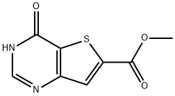 4-氧代-1H,4H-噻吩并[3,2-D]嘧啶-6-甲酸甲酯 结构式