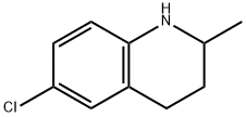 Quinoline, 6-chloro-1,2,3,4-tetrahydro-2-methyl- 结构式