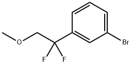 1-溴-3-(1,1-二氟-2-甲氧基乙基)苯 结构式