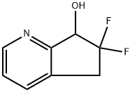6,6-二氟-6,7-二氢-5H-环戊并[B]吡啶-7-醇 结构式