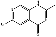 6-溴-2-甲基吡啶并[3,4-D]嘧啶-4(3H)-酮 结构式