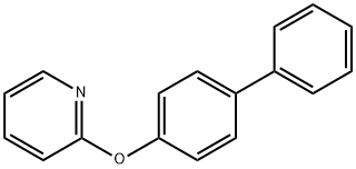 Pyridine, 2-([1,1'-biphenyl]-4-yloxy)- 结构式