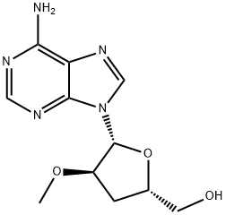 Adenosine, 3'-deoxy-2'-O-methyl- (8CI,9CI) 结构式