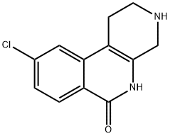 9-氯-1,3,4,5-四氢苯并[C][1,7]萘吡啶-6(2H)-酮 结构式