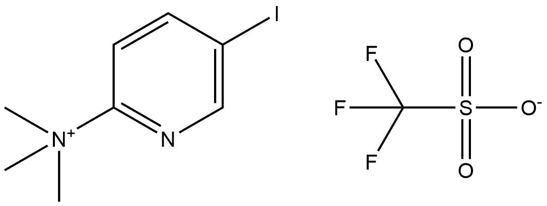 5-IODO-N,N,N-TRIMETHYLPYRIDIN-2-AMINIUM 结构式