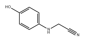 Acetonitrile, 2-[(4-hydroxyphenyl)amino]- 结构式