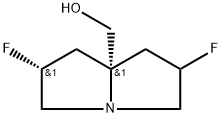 ((2R)-2,6-二氟四氢-1H-吡咯烷-7A(5H)-基)甲醇 结构式