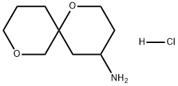 1,8-二噁螺[5.5]十一烷-4-胺盐酸盐 结构式