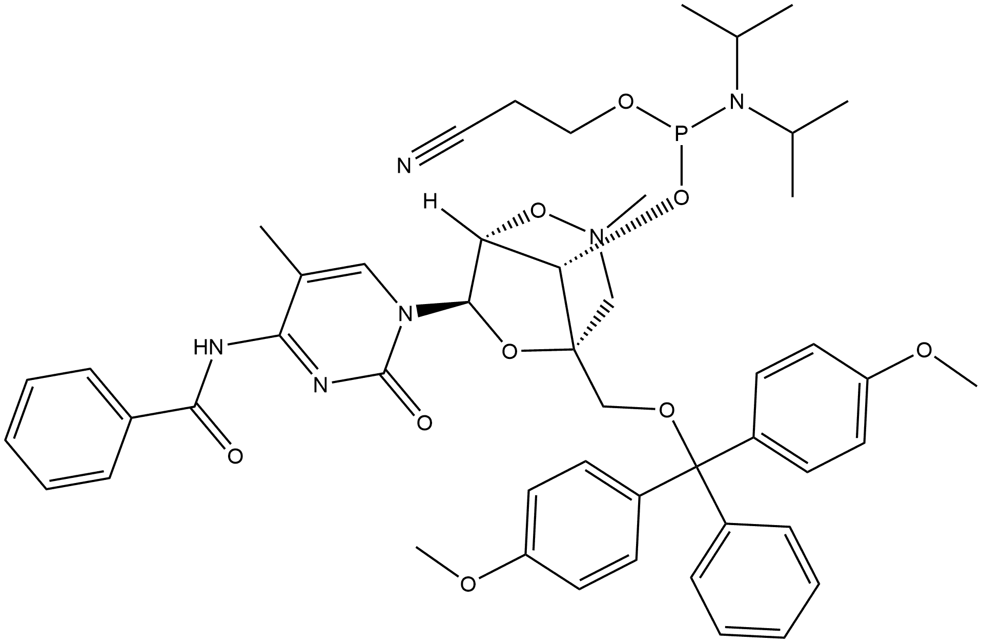 BNA METHYL-C(BZ) 结构式