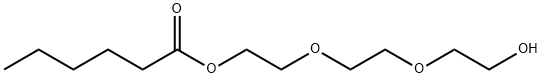Hexanoic acid 2-[2-(2-hydroxyethoxy)ethoxy]ethyl ester 结构式