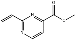 2-乙烯基嘧啶-4-羧酸甲酯 结构式
