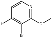 Pyridine, 3-bromo-4-iodo-2-methoxy- 结构式