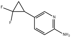 5-(2,2-二氟环丙基)吡啶-2-胺 结构式