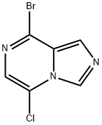 8-溴-5-氯咪唑并[1,5-A]吡嗪 结构式