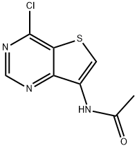 N-(4-氯噻吩并[3,2-D]嘧啶-7-基)乙酰胺 结构式