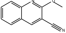 3-Quinolinecarbonitrile, 2-methoxy- 结构式