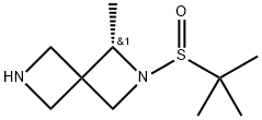 (S)-2-((R)-叔丁基亚磺酰基)-1-甲基-2,6-二氮杂螺[3.3]庚烷 结构式