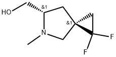 ((3S,6S)-1,1-二氟-5-甲基-5-氮杂螺[2.4]庚烷-6-基)甲醇 结构式