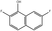 2,7-二氟萘-1-醇 结构式