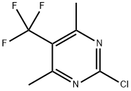 2-氯-4,6-二甲基-5-(三氟甲基)嘧啶 结构式