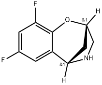 (2S,5S)-7,9-二氟-2,3,4,5-四氢-2,5-甲基苯并[F][1,4]氧氮杂 结构式