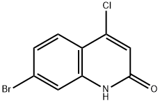 7-溴-4-氯喹啉-2(1H)-酮 结构式